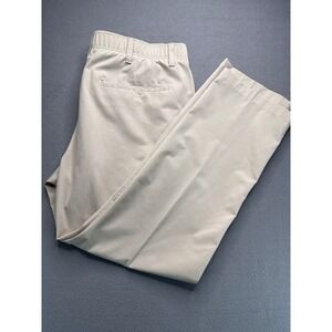 Under Armour Pants Mens 40x30 Beige Drive Tapered Golf Performance 1377358-289